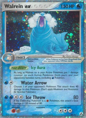 Walrein ex from EX Legend Maker