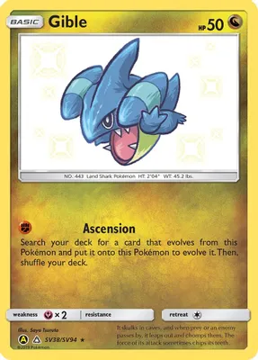 Gible from Hidden Fates: Shiny Vault