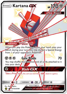 Kartana GX from Hidden Fates: Shiny Vault