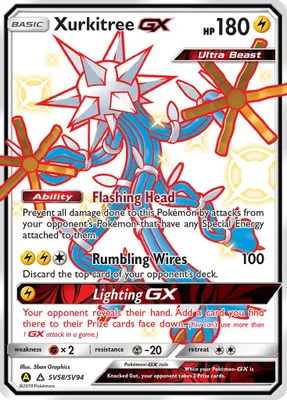 Xurkitree GX from Hidden Fates: Shiny Vault
