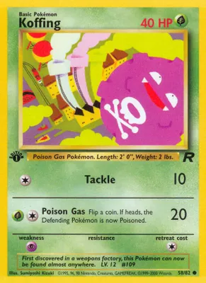 Koffing from Team Rocket