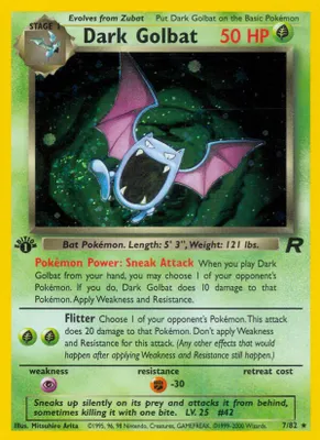 Dark Golbat (7) from Team Rocket