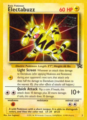 Electabuzz (Movie Promo) from WoTC Promo