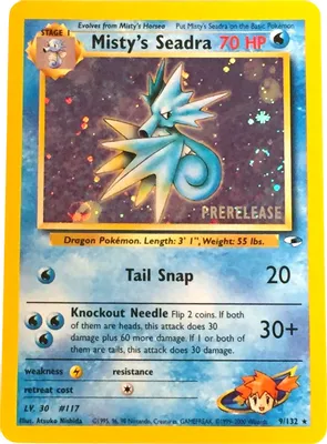 Misty's Seadra (Prerelease) from WoTC Promo