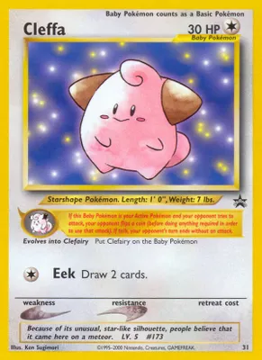 Cleffa from WoTC Promo