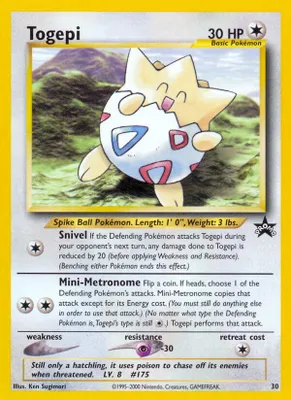 Togepi from WoTC Promo