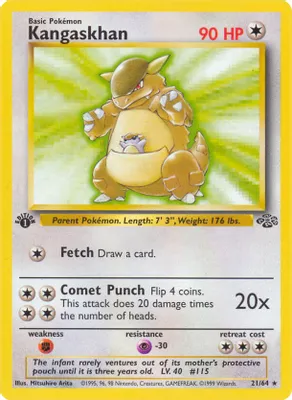 Kangaskhan (21) from Jungle
