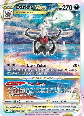 Darkrai VSTAR from SWSH: Crown Zenith: Galarian Gallery