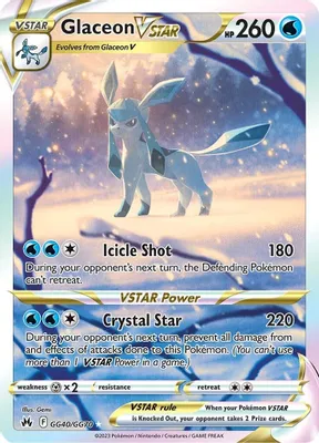 Glaceon VSTAR from SWSH: Crown Zenith: Galarian Gallery