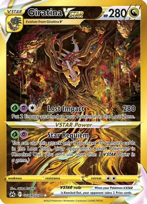 Giratina VSTAR (Secret) from SWSH: Crown Zenith: Galarian Gallery