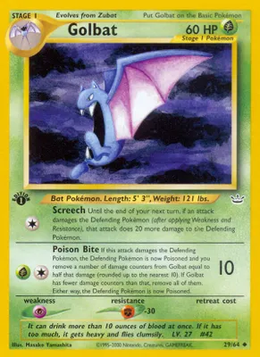 Golbat from Neo Revelation