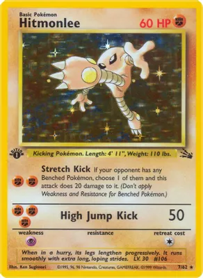 Hitmonlee (7) from Fossil