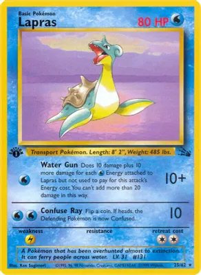Lapras (25) from Fossil
