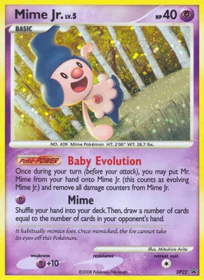 Mime Jr. - DP22 from Diamond and Pearl Promos