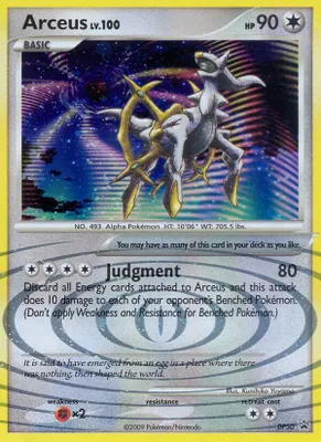 Arceus - DP50 from Diamond and Pearl Promos