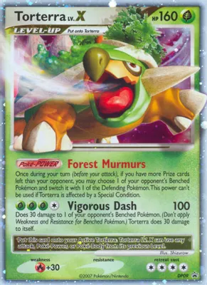 Torterra LV.X - DP09 from Diamond and Pearl Promos