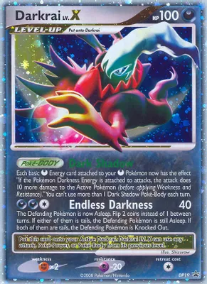 Darkrai LV.X - DP19 from Diamond and Pearl Promos