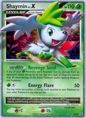 Shaymin LV.X - DP39 from Diamond and Pearl Promos