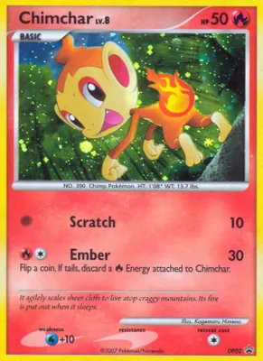Chimchar - DP02 from Diamond and Pearl Promos