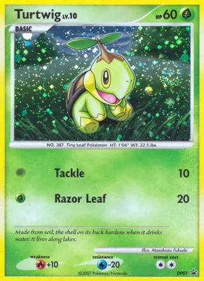 Turtwig - DP01 from Diamond and Pearl Promos