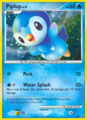 Piplup - DP03 from Diamond and Pearl Promos