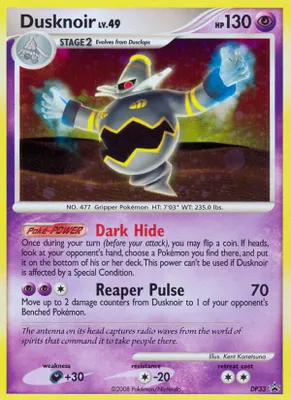Dusknoir - DP33 from Diamond and Pearl Promos