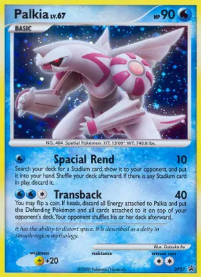 Palkia - DP27 from Diamond and Pearl Promos