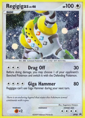 Regigigas - DP40 from Diamond and Pearl Promos