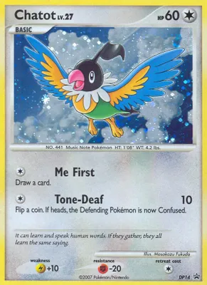 Chatot - DP14 from Diamond and Pearl Promos