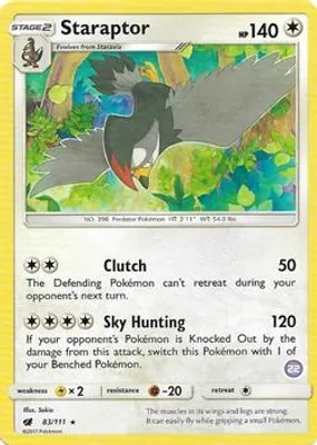 Staraptor (22) from SM Trainer Kit: Alolan Sandslash & Alolan Ninetales