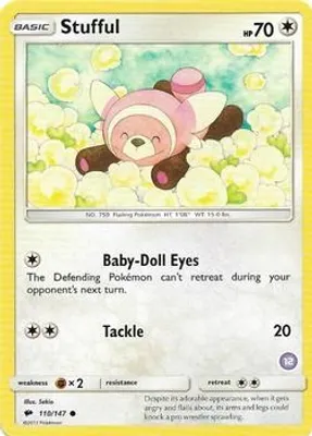 Stufful (12) from SM Trainer Kit: Alolan Sandslash & Alolan Ninetales