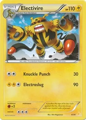 Electivire (25) from XY Trainer Kit: Pikachu Libre & Suicune