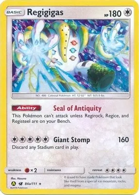Regigigas - 84a/111 from Alternate Art Promos