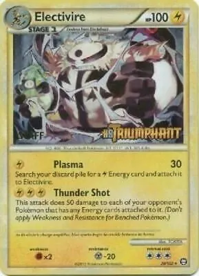 Electivire - 20/102 (Prerelease) [Staff] from HGSS Promos