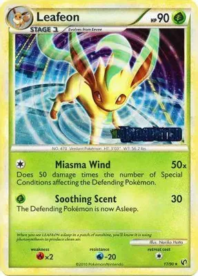 Leafeon - 17/90 (Prerelease) from HGSS Promos