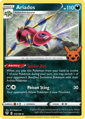 Ariados from Trick or Trade BOOster Bundle
