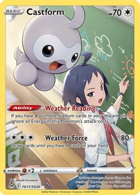 Castform from SWSH11: Lost Origin Trainer Gallery