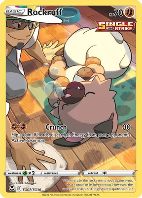 Rockruff from SWSH12: Silver Tempest Trainer Gallery
