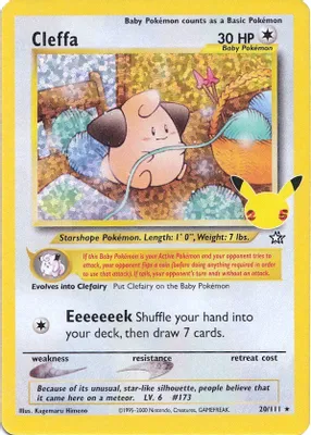 Cleffa from Celebrations: Classic Collection