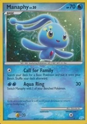Manaphy from DP Trainer Kit: Manaphy & Lucario