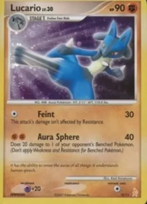 Lucario from DP Trainer Kit: Manaphy & Lucario
