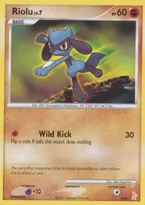 Riolu from DP Trainer Kit: Manaphy & Lucario