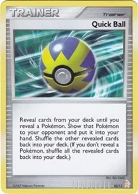 Quick Ball from DP Trainer Kit: Manaphy & Lucario