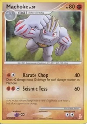 Machoke from DP Trainer Kit: Manaphy & Lucario