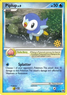 Piplup - 72/100 from Countdown Calendar Promos