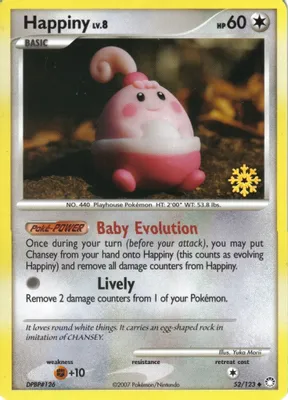 Happiny - 52/123 from Countdown Calendar Promos