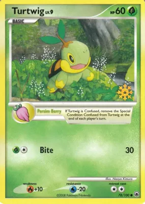 Turtwig - 78/100 from Countdown Calendar Promos