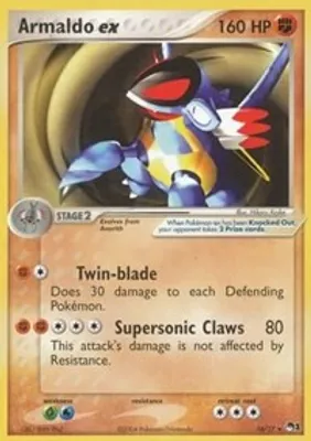 Armaldo ex (Non-Holo) from POP Series 1