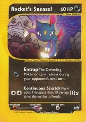 Rocket's Sneasel - 5 from Best of Promos