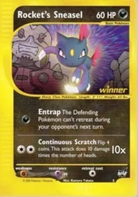Rocket's Sneasel - 5 [Winner] from Best of Promos